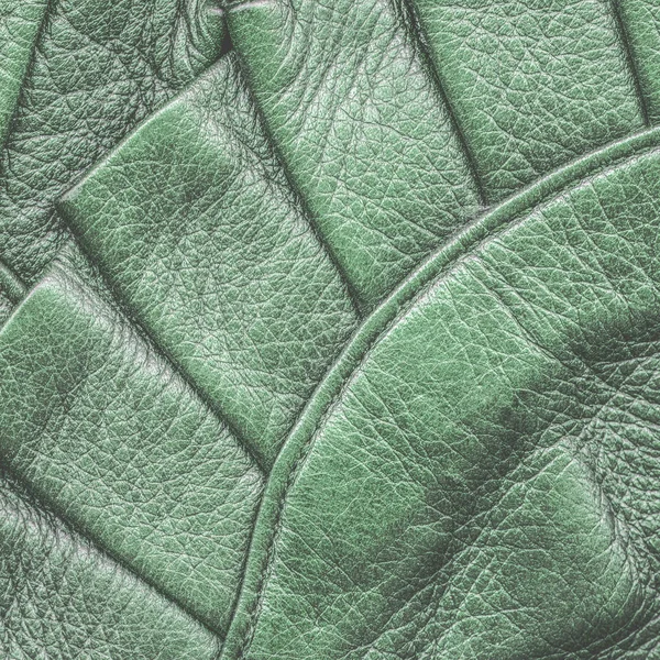 Fragment de manteau féminin en cuir — Photo