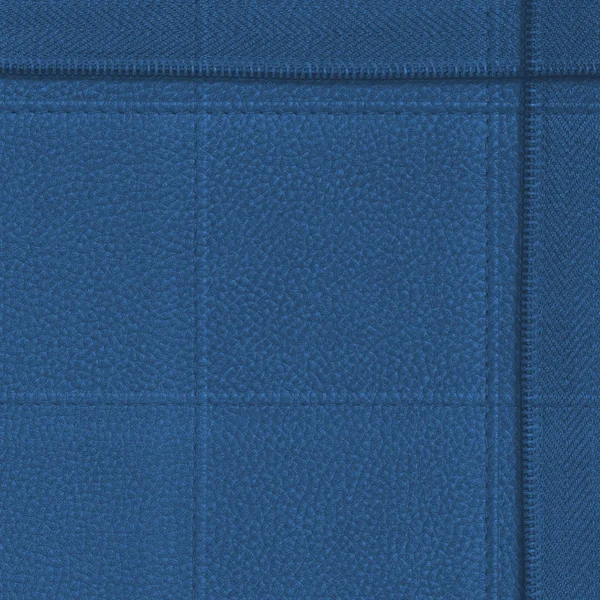 Blauwe achtergrond van leer en textiel texturen — Stockfoto