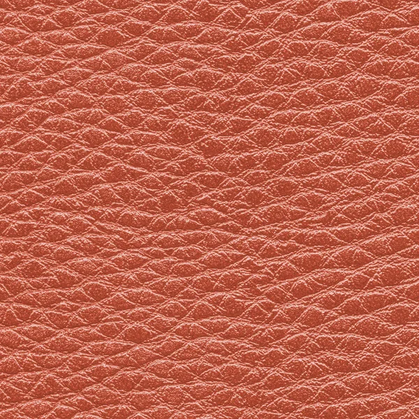 High detailed orange leather texture — Stock Photo, Image