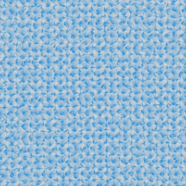 Fundo azul com base na textura do tecido de tricô — Fotografia de Stock