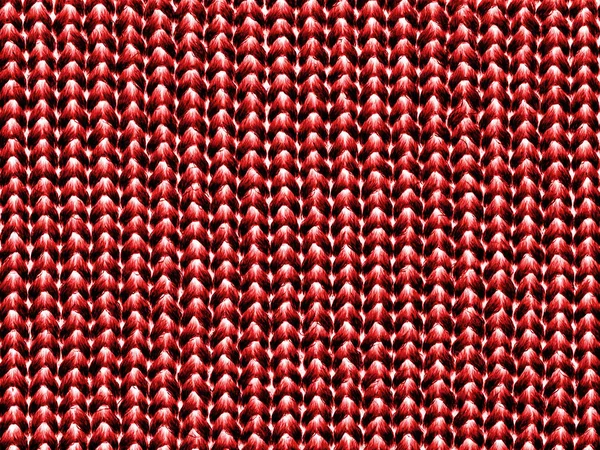 High detailed red fabric texture as background — Stock Photo, Image
