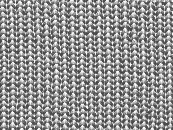 High detailed gray knitting fabric texture as background — Stock Photo, Image