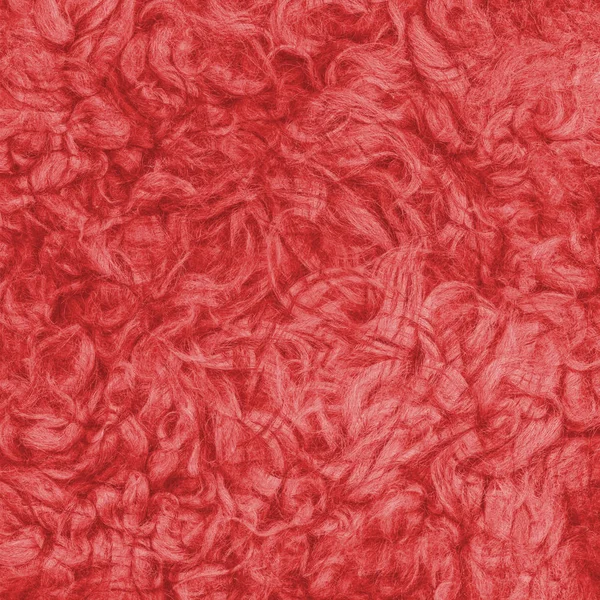 Красный фон на основе текстуры меха — стоковое фото