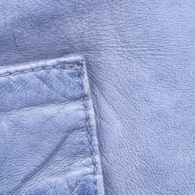 arka plan gibi mavi deri ceket parçası 