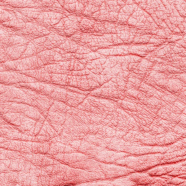 Červená kůže staré a opotřebované textury detailní — Stock fotografie