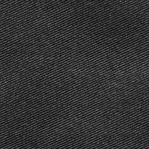 Texture di nero grezzo tessuto primo piano . — Foto Stock