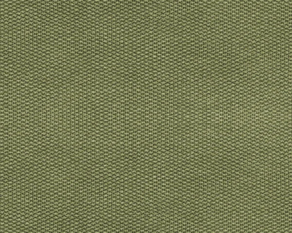 Textura zelené hrubé tkaniny closeup. — Stock fotografie