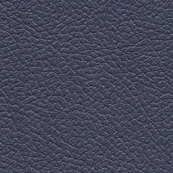Mörk blå konstläder textur närbild — Stockfoto