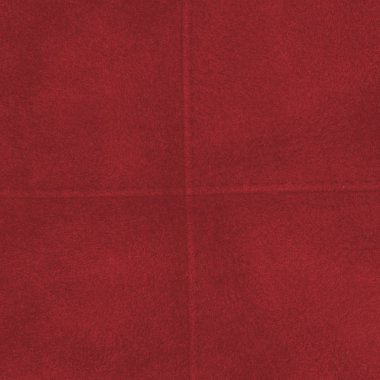 kırmızı yapay kürk doku, haç şeklinde dikişleri