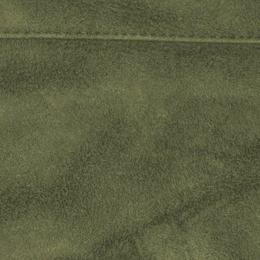 Yeşil yapay kürk doku, dikiş