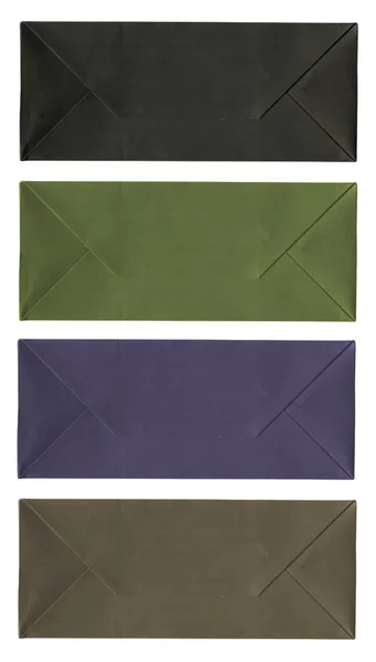 Conjunto de envelopes de cores diferentes — Fotografia de Stock