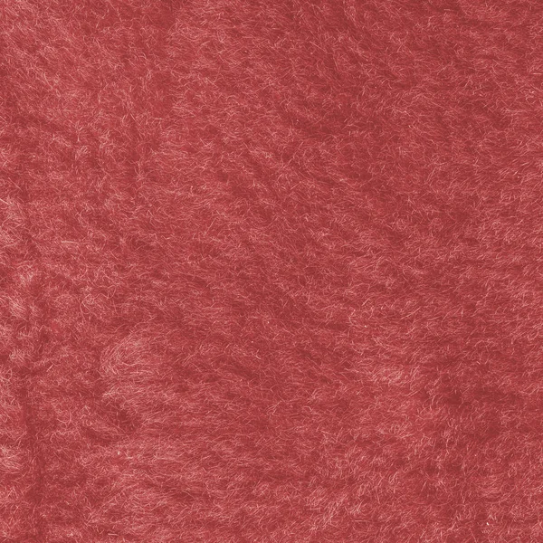 Texture de fourrure naturelle peinte en rouge comme fond — Photo