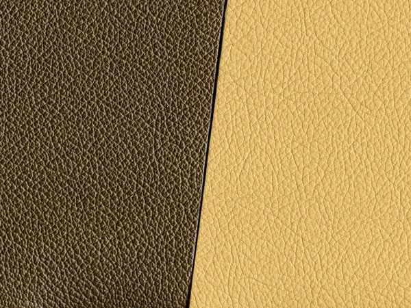 Leather background of two colors — Stock Photo, Image