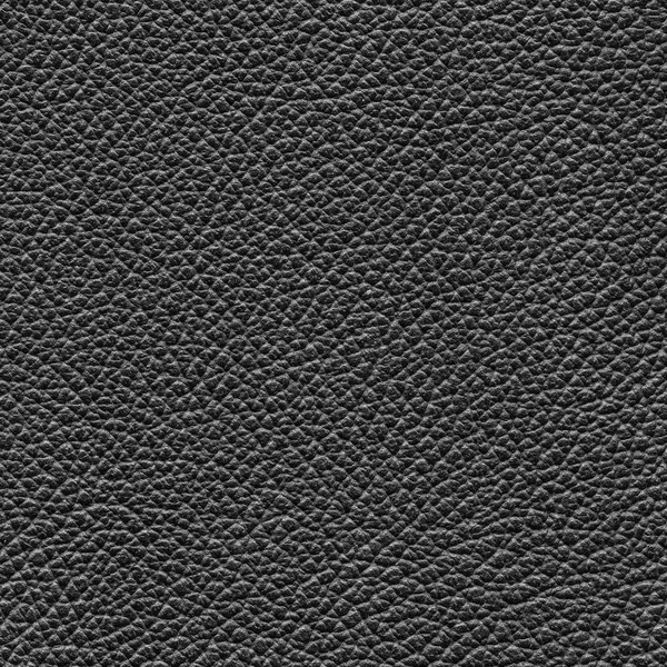 Black leather texture as background — Stock Photo, Image