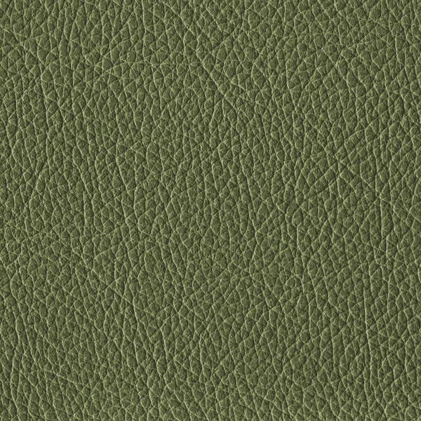 Green leather texture as background — Stock Photo, Image