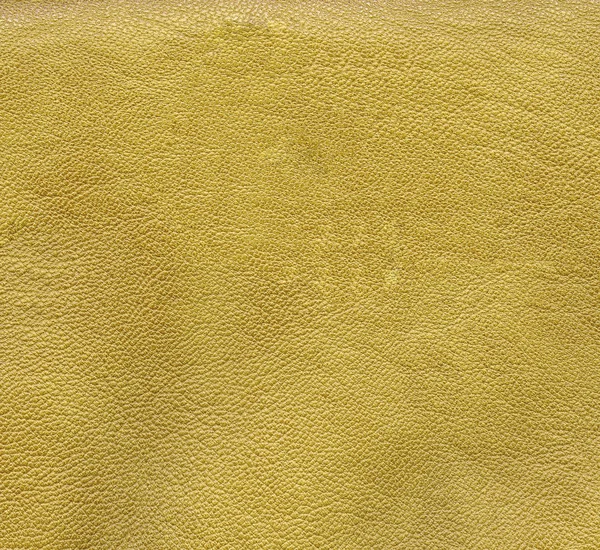 Желтая кожаная текстура, полезно для фона — стоковое фото