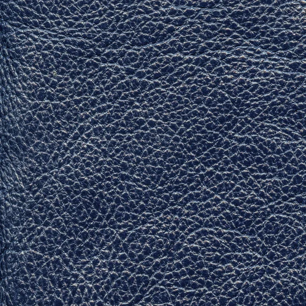 Vieille texture de cuir bleu. Peut être utilisé comme fond — Photo