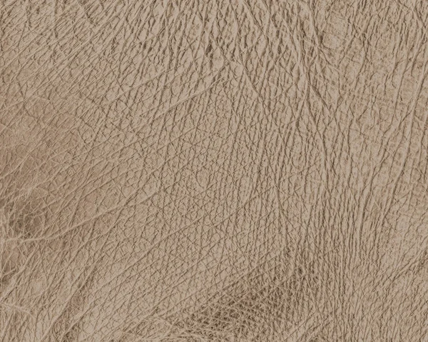 Viejo arrugado textura de cuero marrón claro como fondo — Foto de Stock