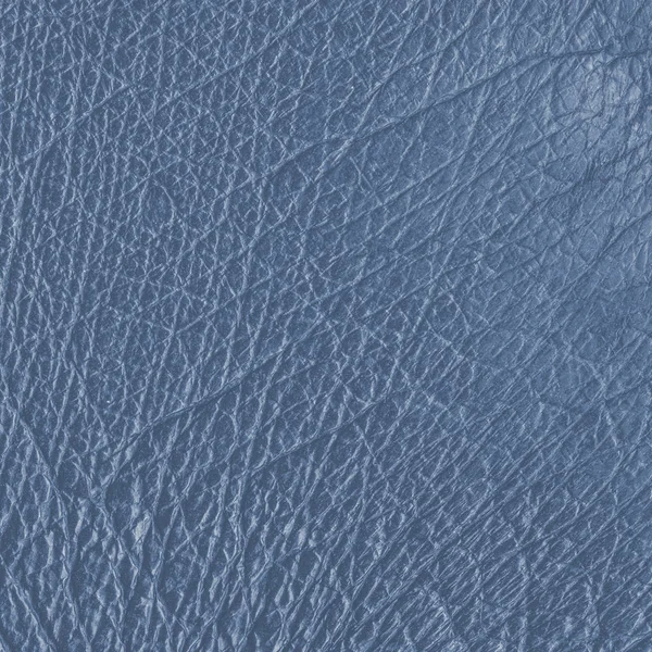 Arka plan olarak eski buruşuk mavi deri doku — Stok fotoğraf
