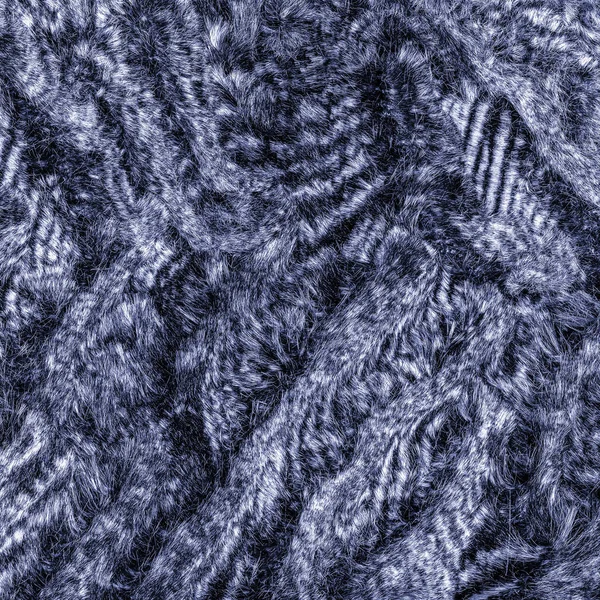Βαμμένο μπλε Γουνα φυσική υφή. Χρήσιμα ως φόντο — Φωτογραφία Αρχείου