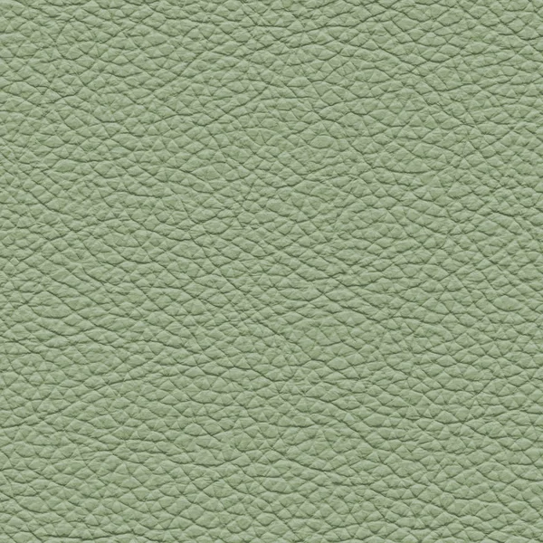 Green leather texture closeup as background — Stock Photo, Image