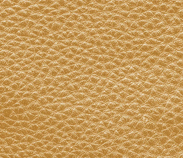 Yellow leather texture closeup for background — Stock Photo, Image