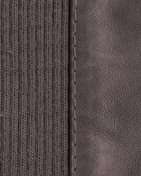 Brown textile and leather textures. Useful as background — Stock Photo, Image