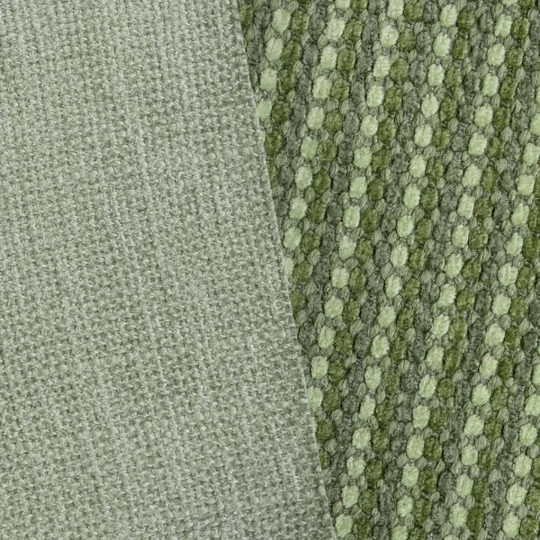 グリーンの布の 2 種類の組み合わせ. — ストック写真