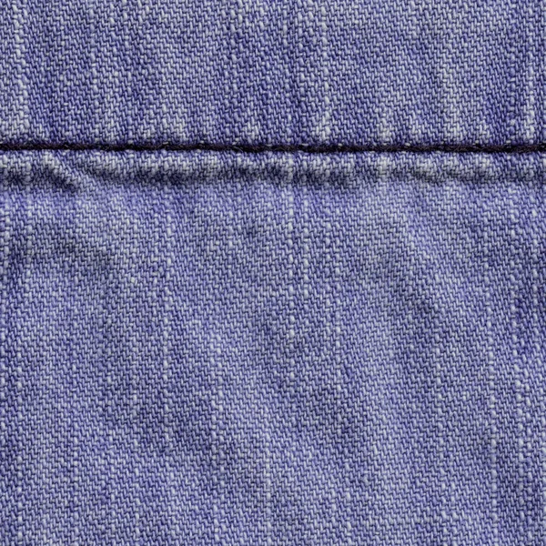 Menekşe denim doku, decoraited bir dikiş ile.