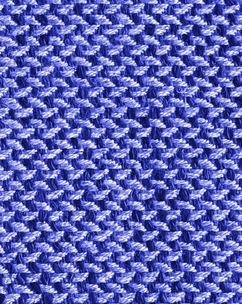 Texture tessile alta e dettagliata blu — Foto Stock