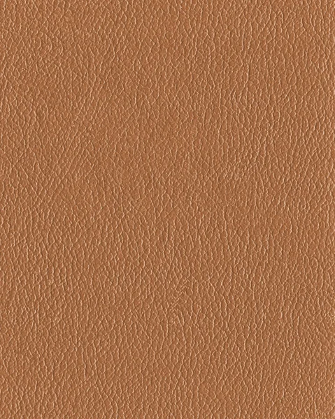 High detailed yellow-brown leather texture — Stock Photo, Image