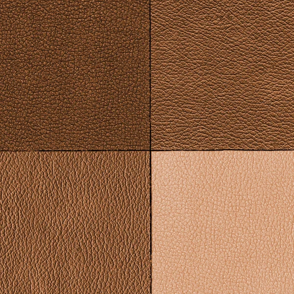 Background of artificial leather of three tints of brown — Stock Photo, Image