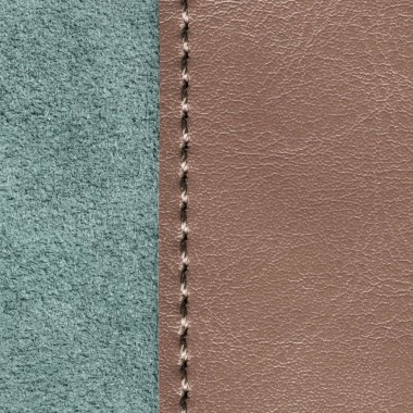 iki arka plan birlikte deri adet dikişli 