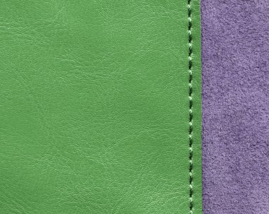 iki arka plan birlikte deri adet dikişli 