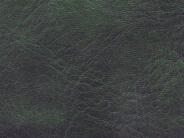 Donkere groene leder texture als achtergrond — Stockfoto