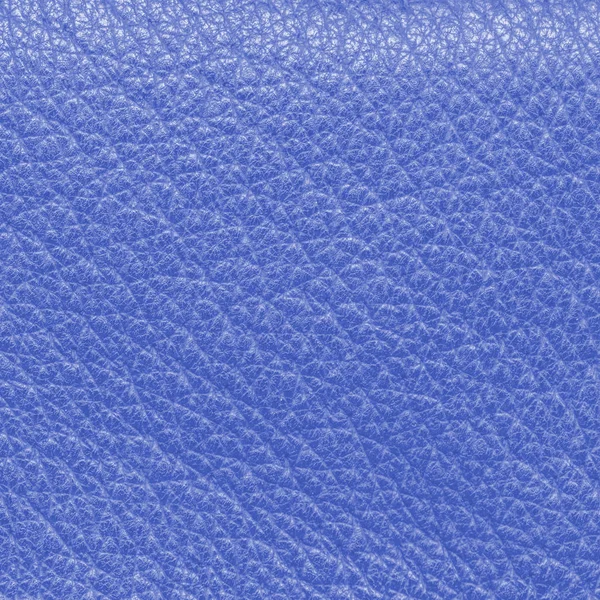 Blauwe leder texture als achtergrond — Stockfoto