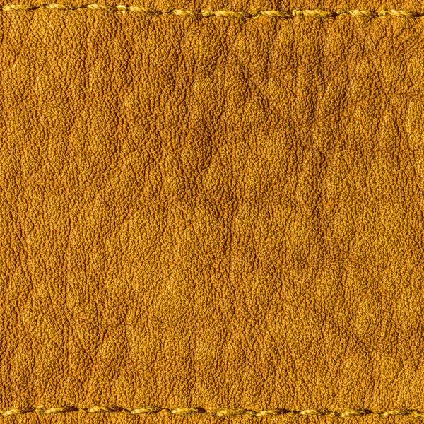 Fond de vieux cuir jaune — Photo