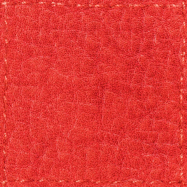 Background of red leather — Stock Photo, Image