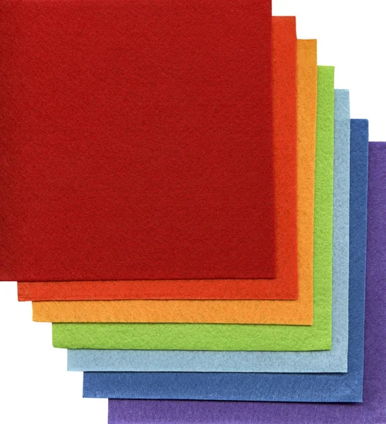 Цветовой спектр разноцветных квадратов — стоковое фото