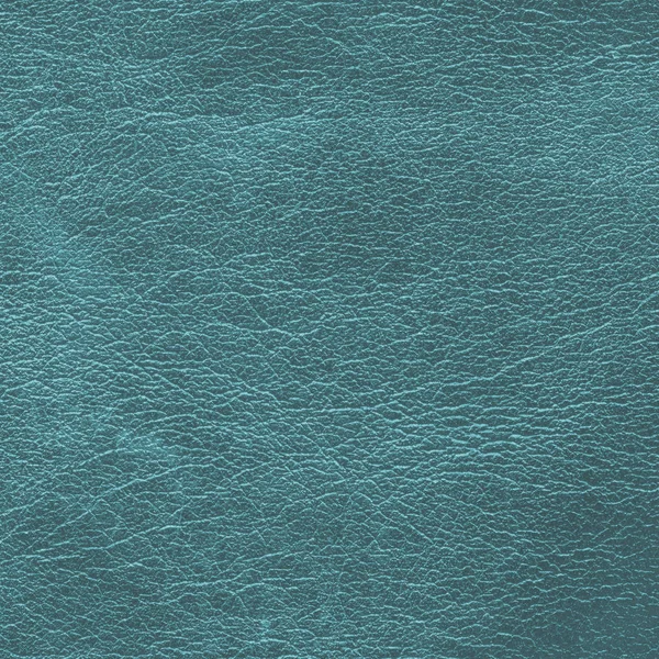 Old turquoise leather texture as background — Stock Photo, Image
