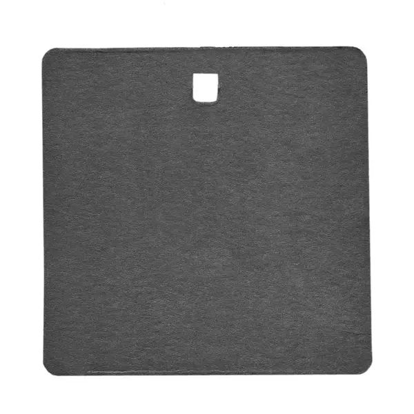 boş gri karton etiket üzerinde beyaz izole 