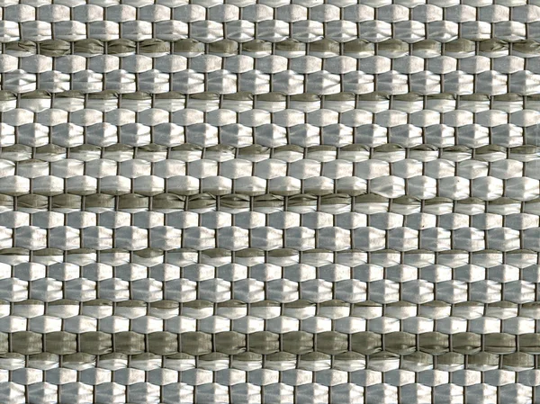 Textura material sintético branco-cinza como fundo — Fotografia de Stock