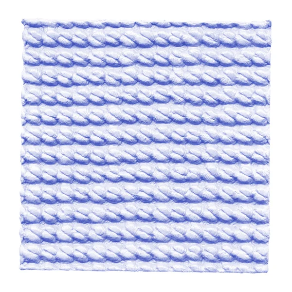Pieza de cubierta de pared sintética azul pálido aislada en blanco —  Fotos de Stock