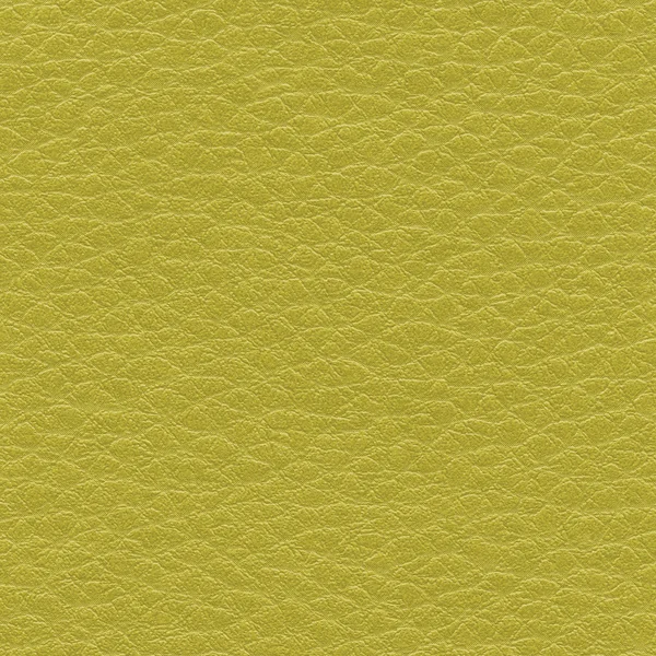 Yellow-green artificial leather texture — Stock Photo, Image
