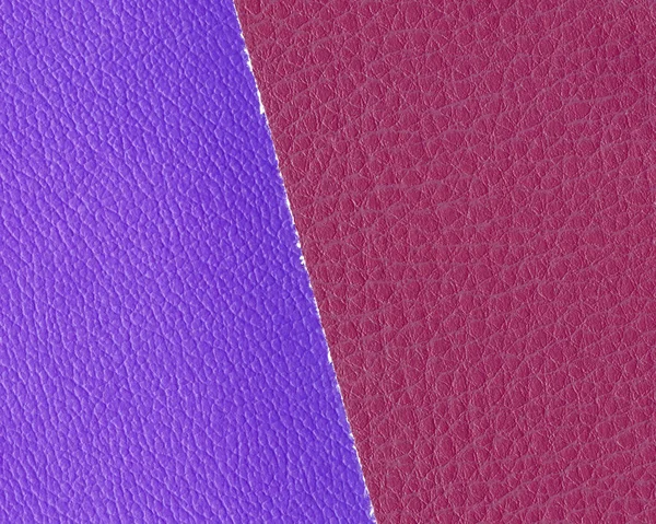 Background of two pieces of artificial leather — Stock Photo, Image