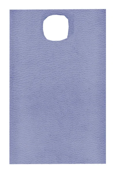 Etiqueta de papelão azul — Fotografia de Stock