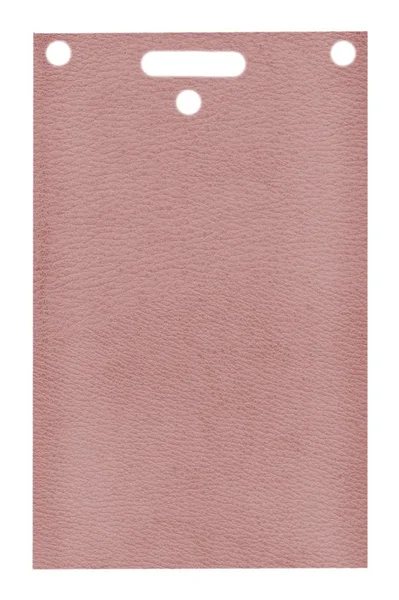 beyaz izole kırmızı karton etiket