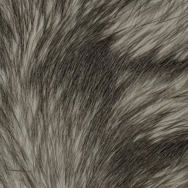 Grijs-bruin bont textuur als achtergrond — Stockfoto
