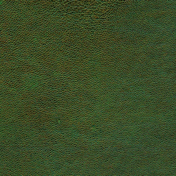 Textura de cuero verde como fondo para trabajos de diseño — Foto de Stock