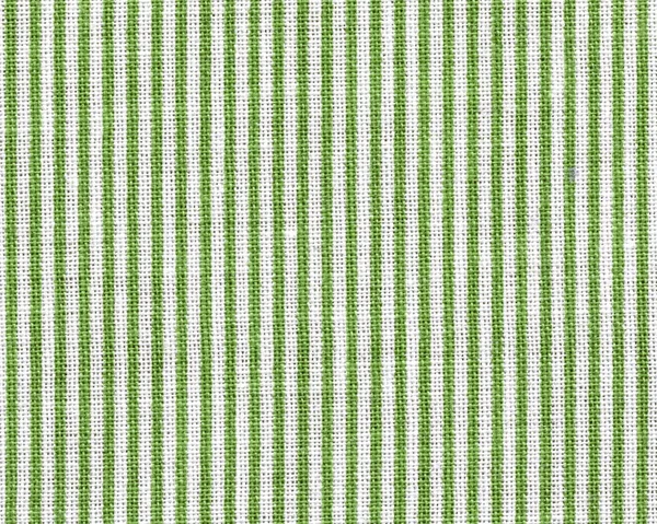 Textura textil rayada verde-blanca como fondo — Foto de Stock